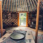Yurt Within Grounds Of 17Th Century Country Inn