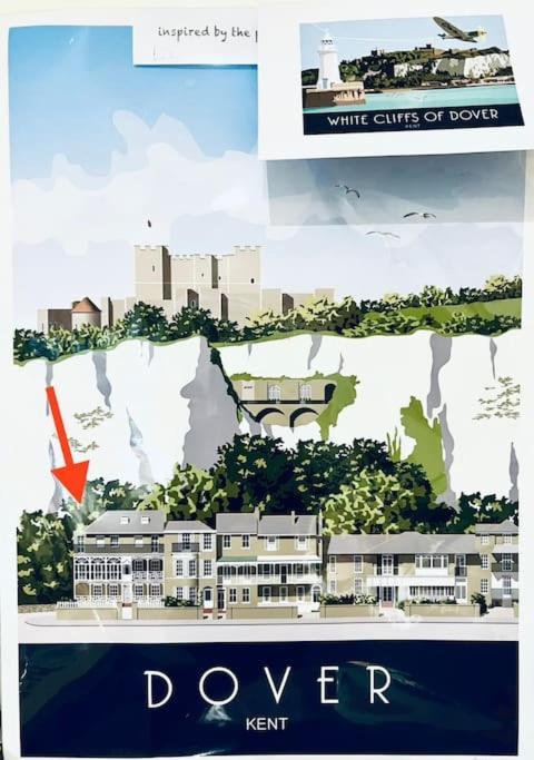 Apartment Flat 3 Marine Parade House, 1 East Cliff - Next To Port, White Cliffs, Beach, Castle